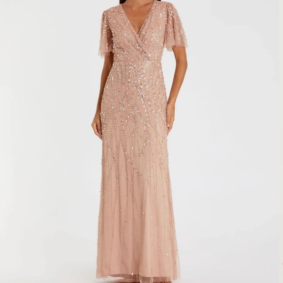 Mac Duggal Dresses & Skirts - Mac Duggal Pink Gown 35109